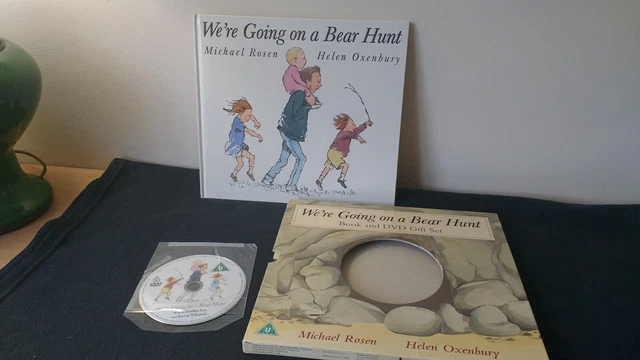 WE'RE GOING ON a Bear Hunt Book and DVD Gift Set Book £0.99 - PicClick UK