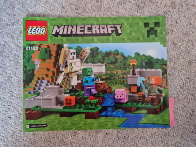LEGO Minecraft Der Eisengolem 21123 Inklusive Bauanleitung
