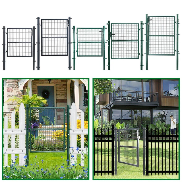 GARTENTOR ZAUNTOR TÜR Gartentür Gartenzaun Garten Schlüssel Tor mit