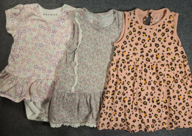 Baby Girl 9-12 Months summer spring dress bundle mixed brands floral (136)