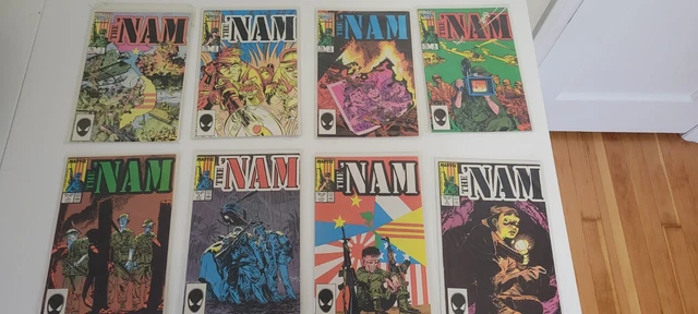 The Nam Comic Lot - #1 to 41, 44 to 46, Marvel Comics, 1986, NM/M
