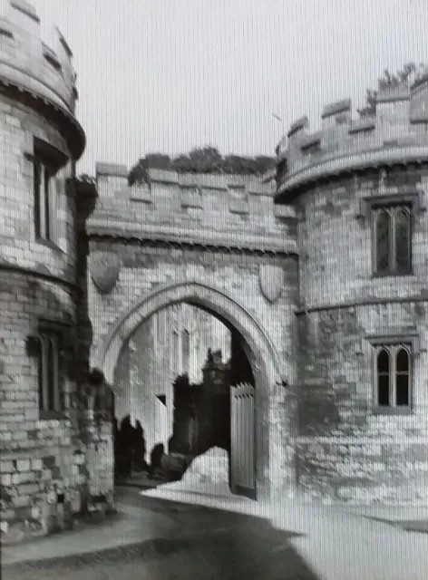 1910, Castle Gate, Lincoln, England, Magic Lantern Glass Slide
