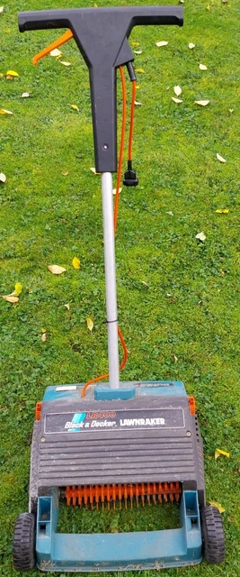 Black and decker lawn raker lr400 deals