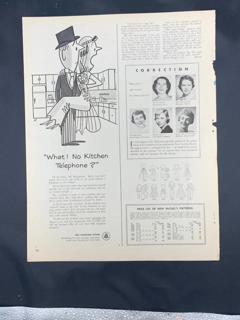MAGAZINE AD* - 1955 - AT&T / Bell System - 