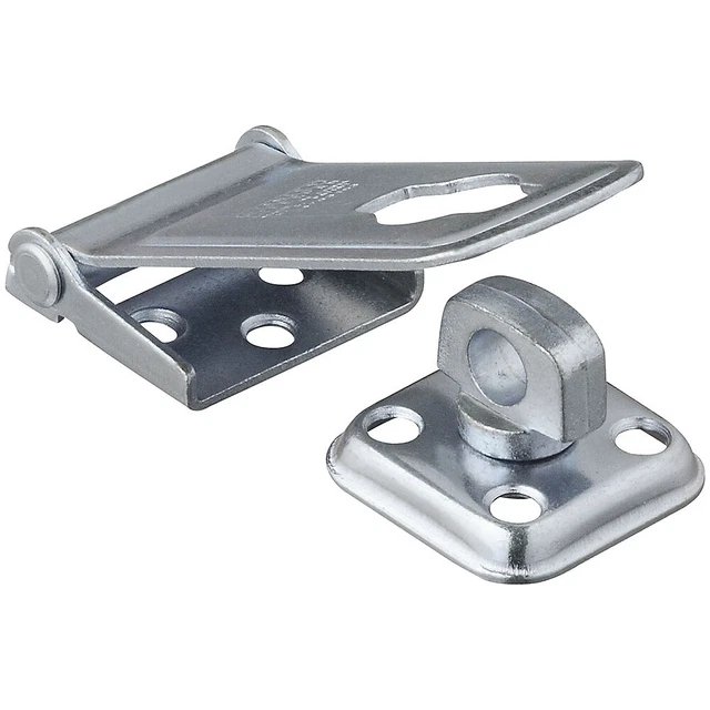 National Hardware 3-1/2" Steel Latching Post Hasp Zinc Plated N236-318 MPB917