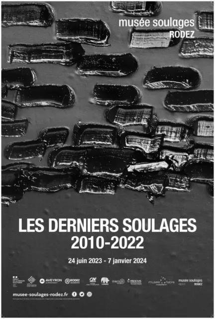 Affiche Derniers Soulages - Pierre Soulages