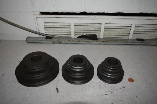 Gun Drilling Machine Feed Changer Pulleys Lot of 3