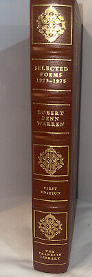 ROBERT PENN WARREN Poems 1923-1975 Signed 1st edition Franklin Library Mint Cond