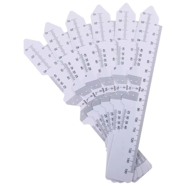 6PCS pupil distance ruler Optical Ruler Pupillometers Ruler Pupil Distance Meter