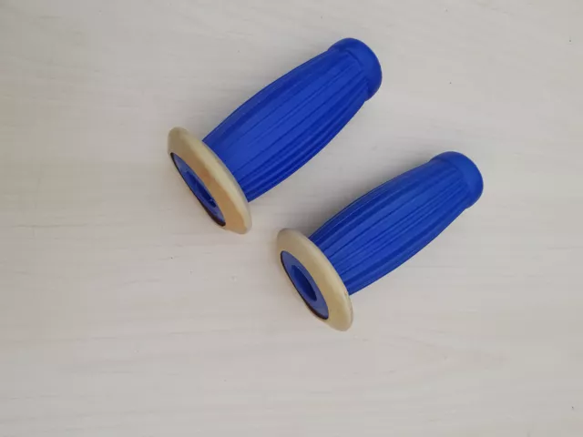 Lambretta Handlebar Barrel Grips Blue Gp Li Tv Sx Balloon Type