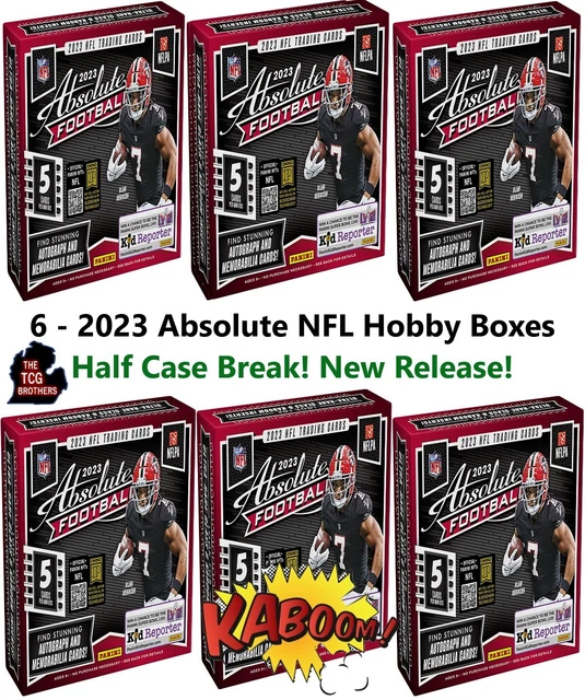 DALLAS COWBOYS BREAK 192 x6 2023 ABSOLU NFL HOBBY BOX 1/2 étui EUR 0