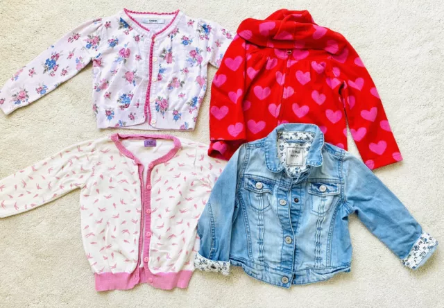Bundle Of Girls Summer Clothing Cardigans Jackets Denim Next Age 2-3 years