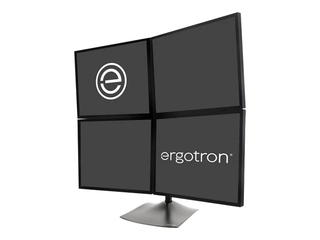 Ergotron DS100 Quad-Monitor Desk Stand stand for 4 LCD displays black