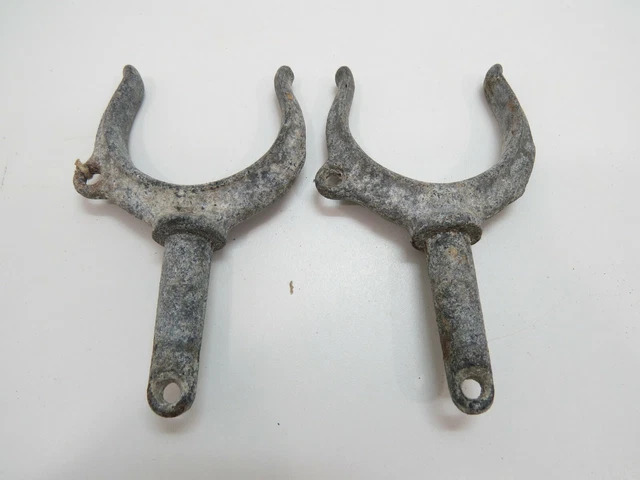 Galvanized Pair 2+3/16 Inch Wilcox Crittenden Oar Locks Row Boat (C2.5A98B)