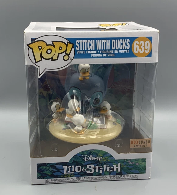 FUNKO POP! DELUXE Disney Lilo & Stitch STITCH WITH DUCKS 639 Boxlunch