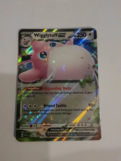 Wigglytuff ex - Ultra Rare - 040/165 - Scarlet Violet 151 - Pokemon