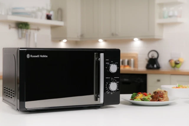 RUSSELL HOBBS RHM2093B 20L 800W Black Microwave 5 Power Levels