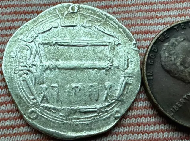 Moneda Dirham Imperio Abbasid AH 170-193 Madinat al-Salam Como Nueva AR #ZC43