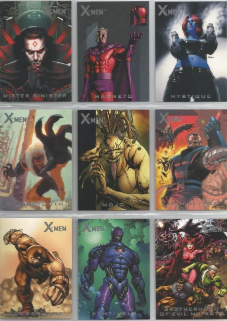 X-Men Archives - "Nemesis" Set of 9 Chase Cards #N1-9