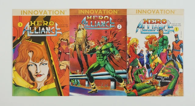 Hero Alliance: End of the Golden Age #1-3 VF/NM complete series - Bart Sears set
