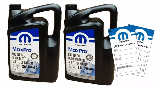 Mopar 5W-30 Olio Motore 10L 68218921AC Jeep Chrysler Dodge