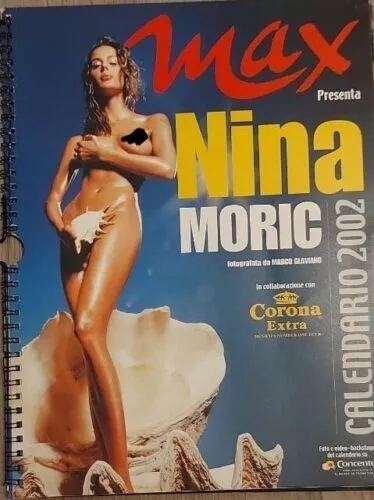NINA MORIC calendario MAX 2002 fotografata da MARCO GLAVIANO