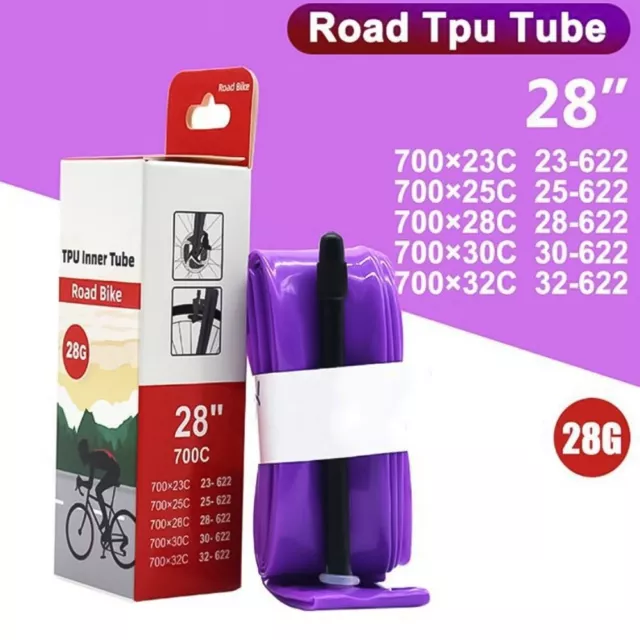 Nuovo pratico tubo bicicletta bicicletta tubi interni viola pneumatici interno pneumatici bicicletta