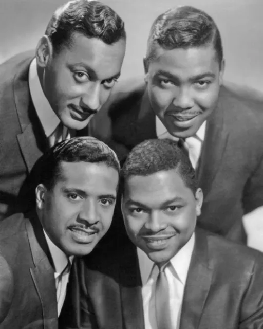 Motown quartet group THE FOUR TOPS Glossy 8x10 Photo R&B Soul Music Poster Print
