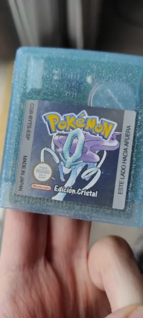 Pokémon Edicion Cristal, Auténtico, Perfecto Estado, Batería nueva