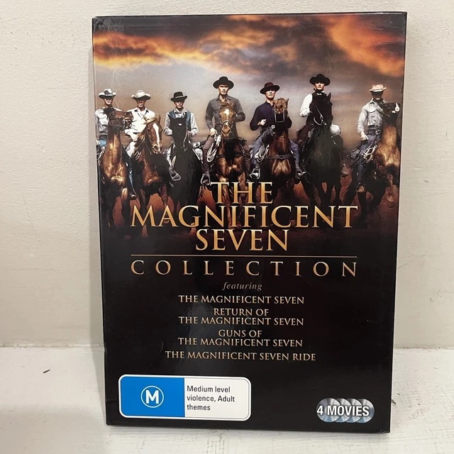 THE MAGNIFICENT SEVEN Collection DVD 4 Disc Set Region 4 Free Postage ...