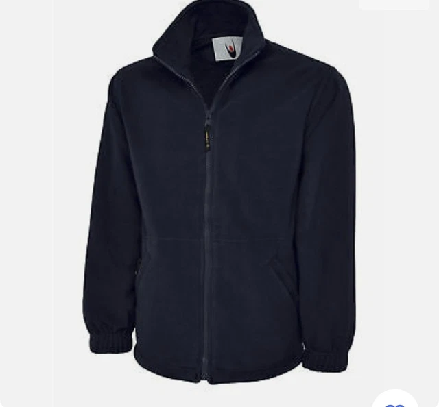 Mens Womens  Classic Full Zip Work Leisure Warm 300gsm Fleece Jacket UC604