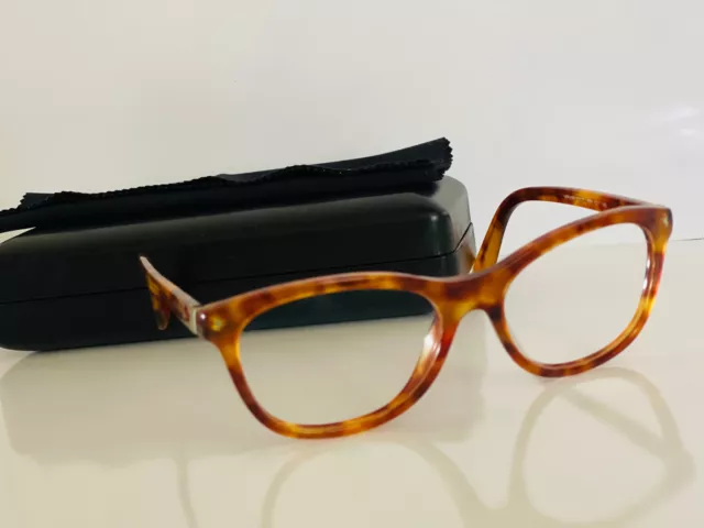 PRADA Brille Brillengestell Leo Leopard braun VPR 05R 4BW-1O1 53-17 140