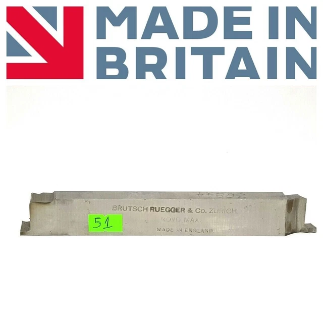 Punte per tornio HSS NOWO MAX ENGLAND 25mm x 15mm x 190m BRUTSCH 51