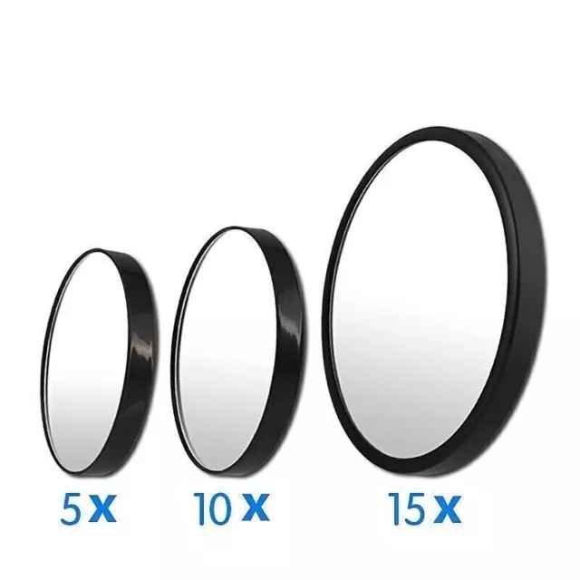 5x or 10x or 12x Magnifying Make Up Eyebrow Mirror With Suction Cups Travel