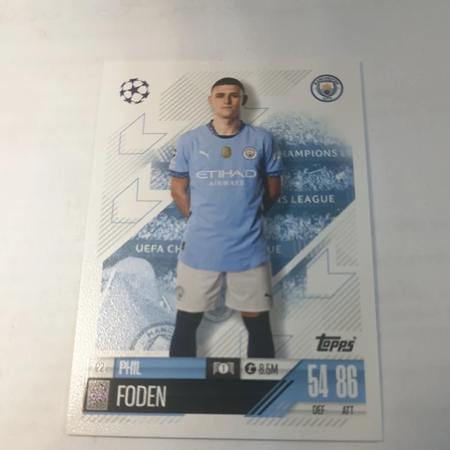 PHIL FODEN MATCH Attax 2024/2025 Manchester City 24/25 Topps 22 £1.75