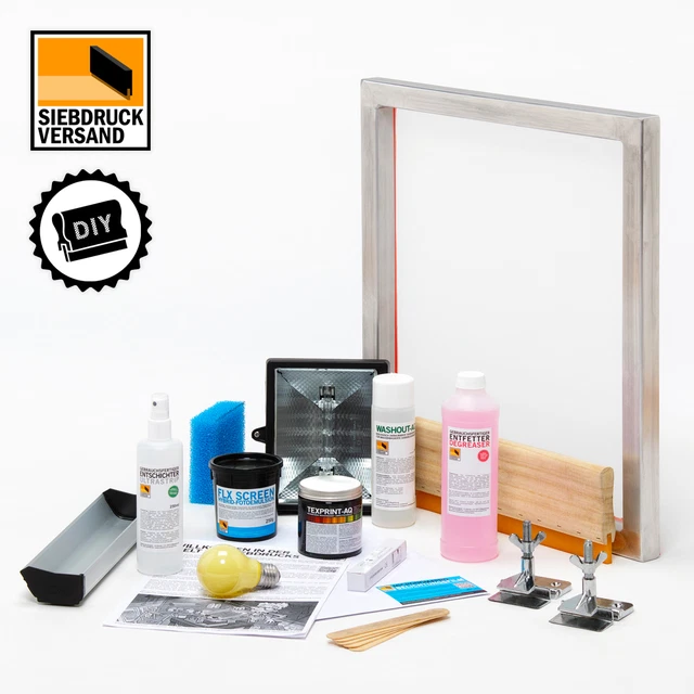 Kit De Démarrage Sérigraphie - Matériel De Base Avec Peinture Inclus - Neuf, Marque Non Définie