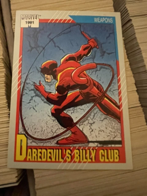 1991 Impel Marvel Universe Series 2 Trading Card #129 Daredevil's Billy Club
