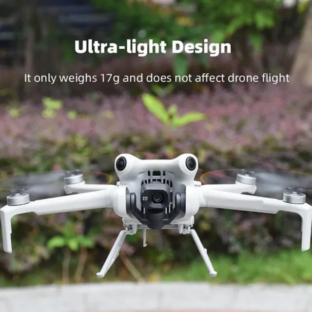 Pour drone DJI Mini 4 Pro extension train d'atterrissage jambes d'araignée  pliantes surélevées