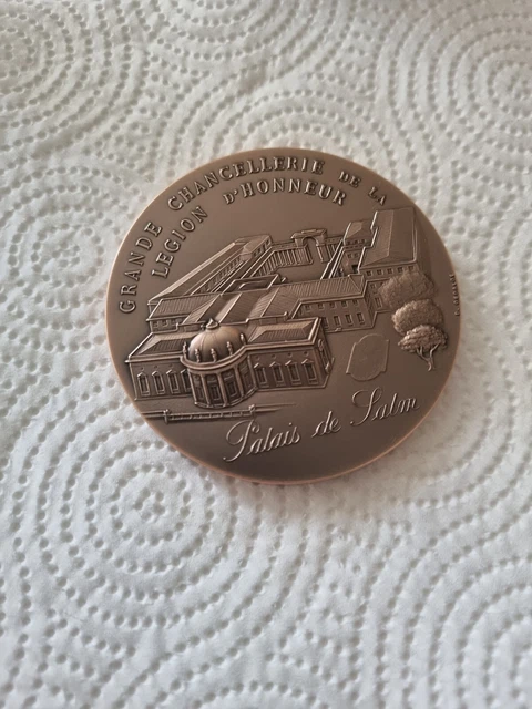 MÉDAILLE BRONZE MONNAIE, de paris NOTRE-DAME DE PARIS ET Île De La Cité
