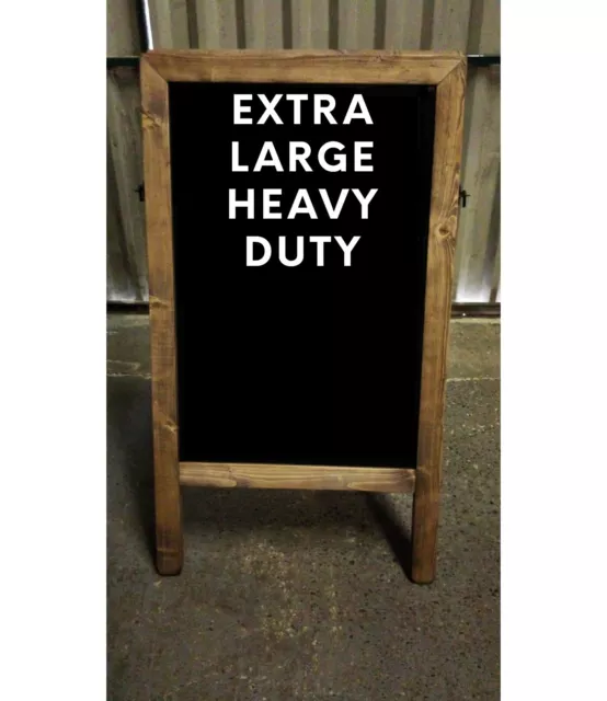 XL PAVEMENT CHALKBOARD - BLACKBOARD-  120cm HIGH x 72cm WIDE - 18kgs