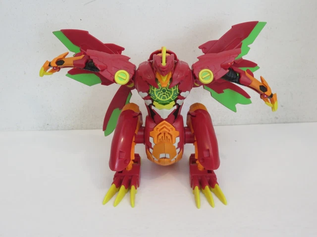 Bakugan Battle Planet Dragonoid Maximus 8" Lights Sounds Wings Tail Working