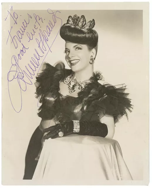 Carmen Miranda - Autographed Inscribed Photograph