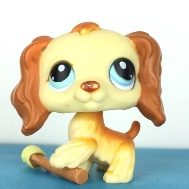 Authentic Littlest Pet Shop #298 Spaniel Cocker Dog / Original Hasbro LPS