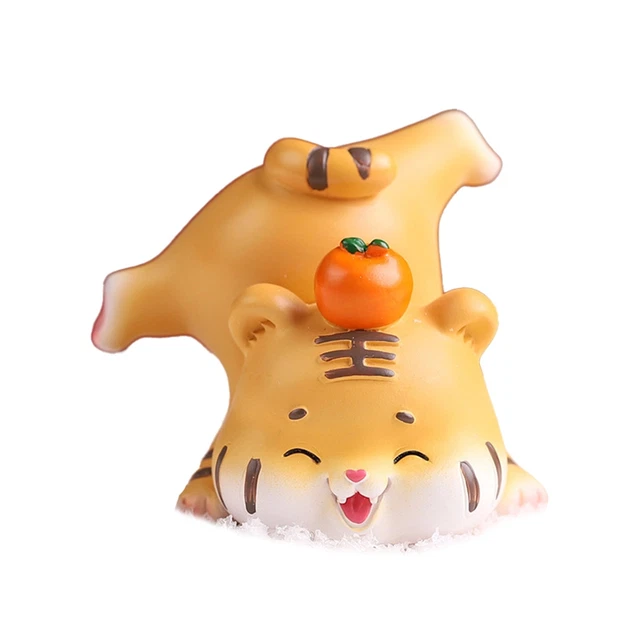 Tiger Figurine Precisely Detail Artistic 2022 DIY Craft Tiger Statue Resin
