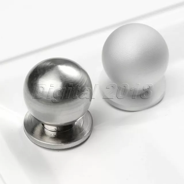 New Round Alloy Cupboard Door Cabinet Chest Knobs Drawer Closet Pull Handles