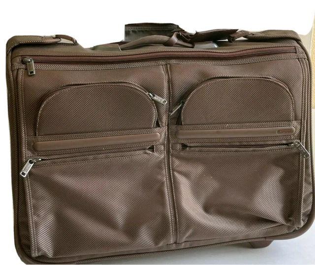 Tumi Nylon Garment Suit Wheeled Rolling Carry Luggage Bag