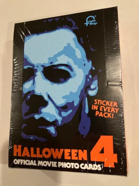 Fright Rags Halloween 4 Trading Cards Wax Box New Sealed