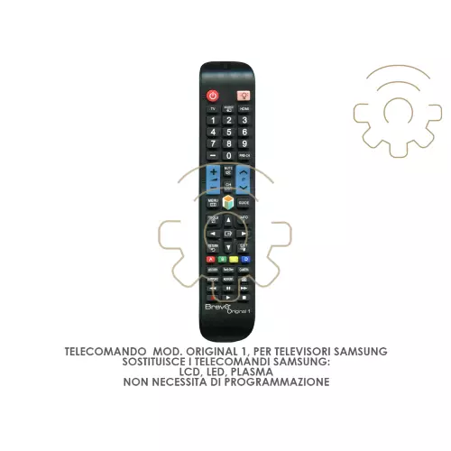 Télécommande pour TV Original 1 Samsung LCD Plasme LED Prêt À L'Emploi Aucun