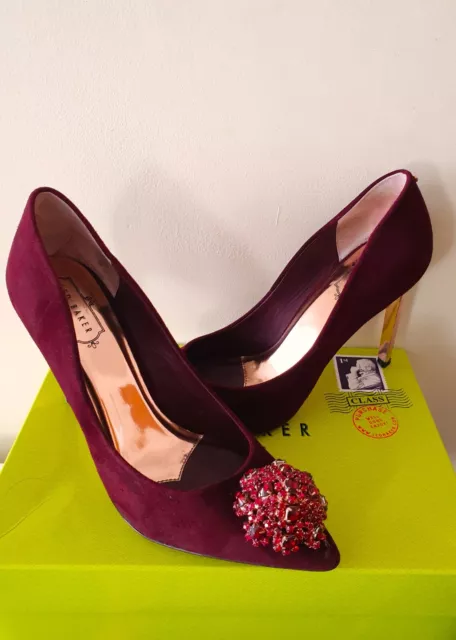 Ted baker burgundy heels 2025