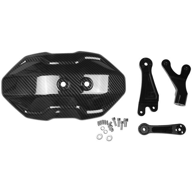 Gel parafango moto posteriore gel parafango fibra di carbonio copertura antispruzzi senza R7B4